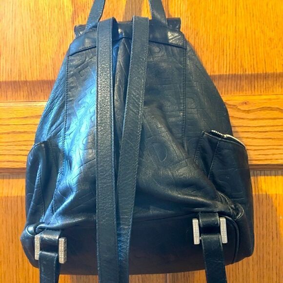 Fendissime Black leather backpack main image 8